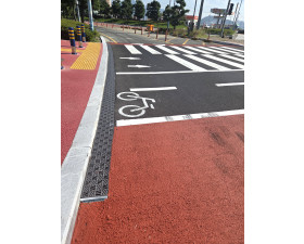 고원식횡단보도 배수트렌치